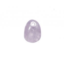 Colgante Agujero Cuarzo Rosa 2.5cm